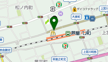 さち福やCAFE 芦屋モンテメール店の地図画像