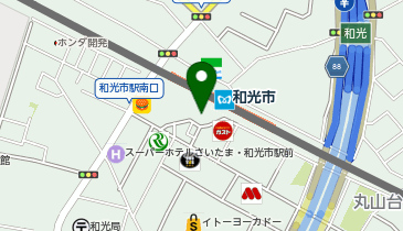 さち福やCAFE エキアプレミエ和光店の地図画像