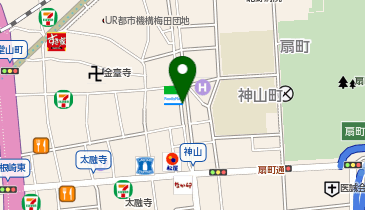 まいどおおきに食堂 まいどおおきに食堂焼魚定食と釜戸ごはん 梅田食堂の地図画像