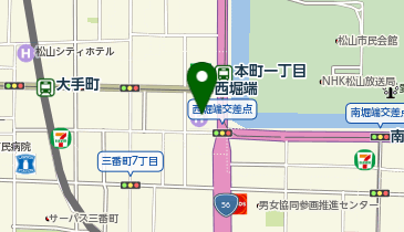 TKP松山カンファレンスセンターの地図画像