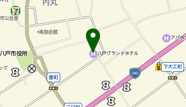 TKP八戸グランドホテルカンファレンスセンターの地図画像