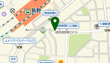 リージャス長野駅前ビジネスセンターの地図画像