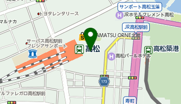 TKP高松カンファレンスセンターの地図画像