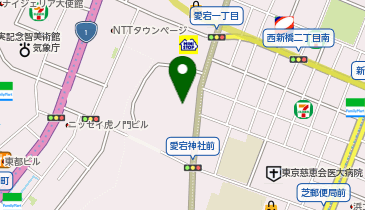 森ビル貸会議室 愛宕山弁護士ビルの地図画像