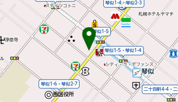 個別教室のトライ 札幌琴似校の地図画像