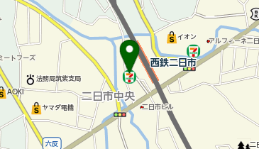 個別教室のトライ 二日市校の地図画像