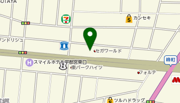 個別教室のトライ 宇都宮駅東口校の地図画像
