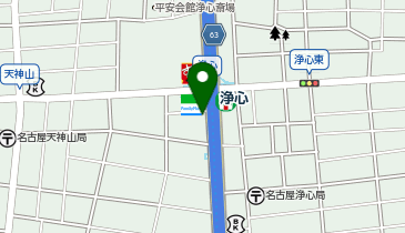 個別教室のトライ 浄心駅前校の地図画像