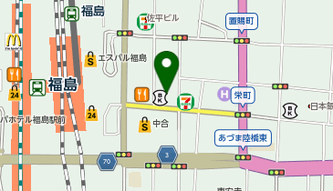 個別教室のトライ 福島校の地図画像