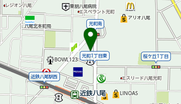 個別教室のトライ 近鉄八尾駅前校の地図画像