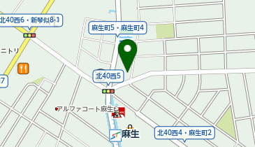 個別教室のトライ 麻生校の地図画像
