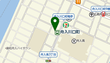 個別教室のトライ 舟入校の地図画像