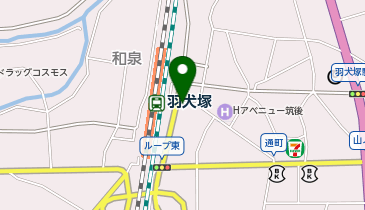 個別教室のトライ 羽犬塚駅前校の地図画像