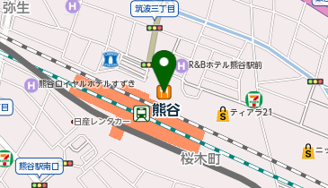 個別教室のトライ アズ熊谷校の地図画像