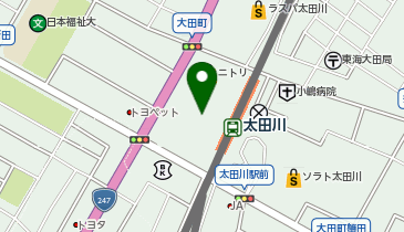 個別教室のトライ 東海市の個別指導塾の地図画像