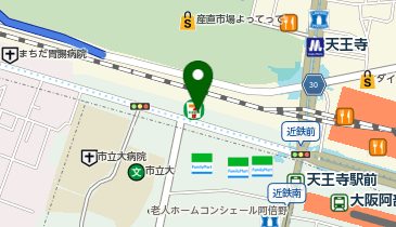 個別教室のトライ 大阪市阿倍野区の個別指導塾の地図画像