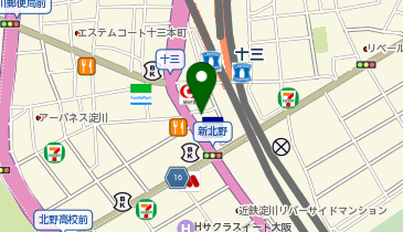 個別教室のトライ 十三駅前校の地図画像