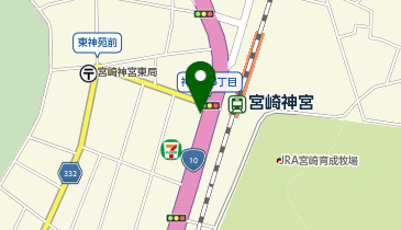 個別教室のトライ 宮崎神宮駅前校の地図画像
