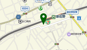 個別教室のトライ 泉佐野駅前校の地図画像