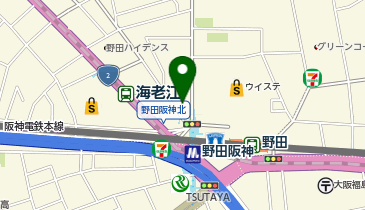 個別教室のトライ 野田阪神駅前校の地図画像