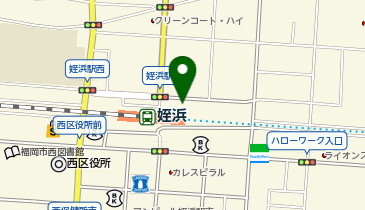 個別教室のトライ 姪浜校の地図画像