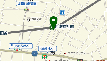 個別指導塾トライプラス 松陰神社駅前校の地図画像