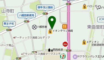 個別指導塾トライプラス イオンタウン黒崎校の地図画像