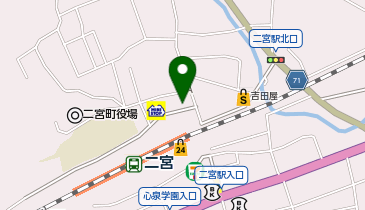 個別指導塾トライプラス 二宮校の地図画像