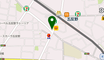 個別指導塾トライプラス 五反野校の地図画像