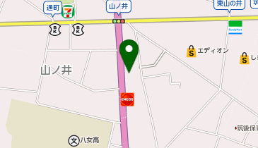 個別指導塾トライプラス 筑後山ノ井校の地図画像