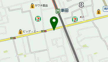 個別指導塾トライプラス 新田校の地図画像