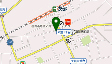 個別指導塾トライプラス 笠間友部校の地図画像