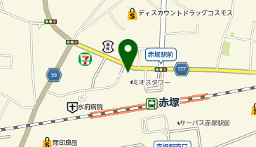 個別指導塾トライプラス 水戸赤塚校の地図画像