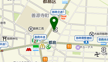 個別指導塾トライプラス 都島駅前校の地図画像