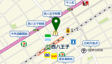 個別指導塾トライプラス 西八王子駅前校の地図画像