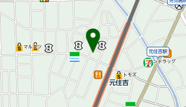 トモズ 元住吉駅前店の地図画像