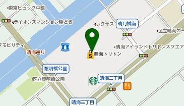 トモズ 晴海トリトン店の地図画像