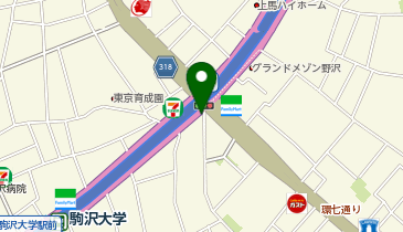 トモズ 上馬店の地図画像