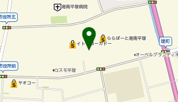 トモズ ららぽーと湘南平塚店の地図画像
