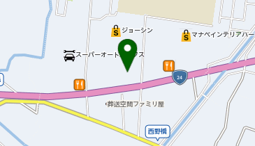 赤から和歌山岩出店の地図画像