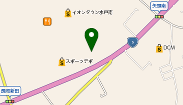 赤からイオンタウン水戸南店の地図画像