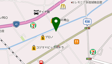 赤から多賀城店の地図画像