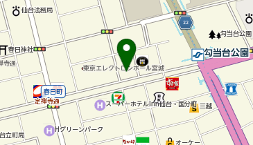 赤から 仙台定禅寺通店の地図画像