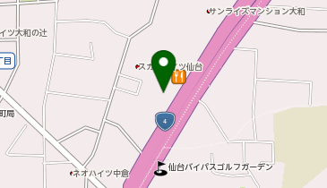 赤から 仙台大和町店の地図画像