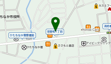 赤から ひたちなか昭和通り店の地図画像