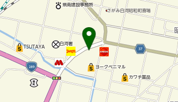 赤から 白河店の地図画像