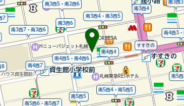 赤から 札幌アイビル南4条店の地図画像