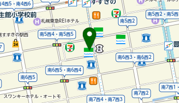 赤から 札幌すすきの店の地図画像