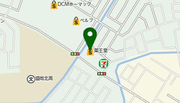 薬王堂 岩手牧野林店の地図画像