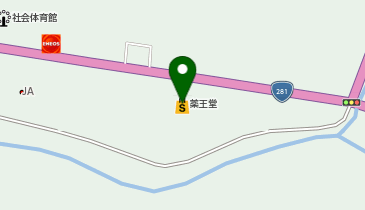 薬王堂 岩手葛巻店の地図画像